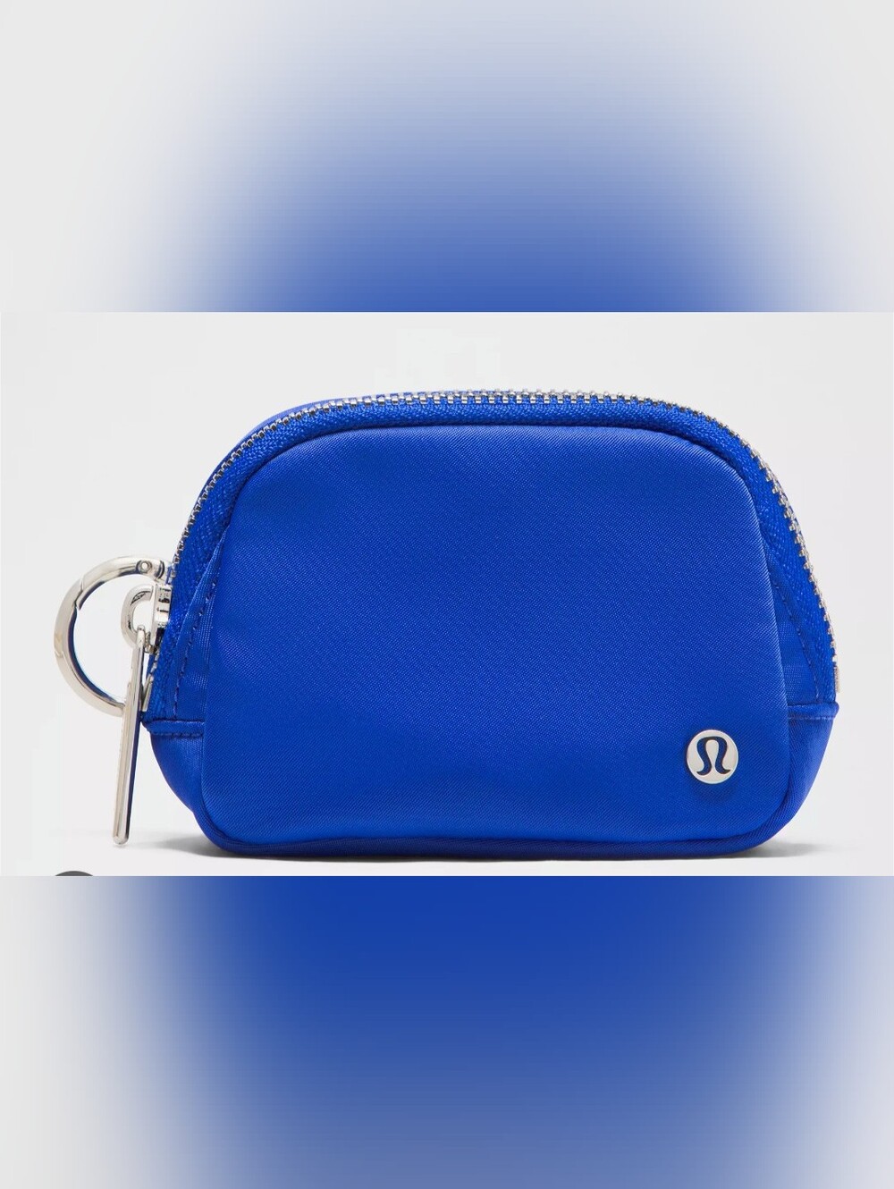 Lululemon Belt Bag Nano Royal Blue Keychain